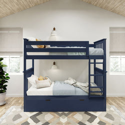 Classic Twin over Twin Bunk Bed + Trundle Bunk Beds Plank+Beam