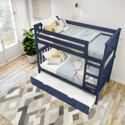 Classic Twin over Twin Bunk Bed + Trundle Bunk Beds Plank+Beam