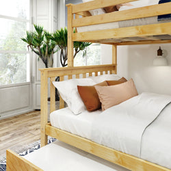 Classic Twin over Full Bunk Bed + Trundle Bunk Beds Plank+Beam