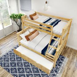 Classic Twin over Full Bunk Bed + Trundle Bunk Beds Plank+Beam