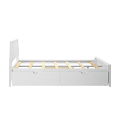 Panel Bed + Storage - Queen Single Beds Plank+Beam