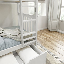 Classic Twin over Twin Bunk Bed + Underbed Storage Bunk Beds Plank+Beam