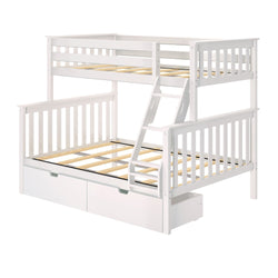 Classic Twin over Full Bunk Bed + Underbed Storage Bunk Beds Plank+Beam