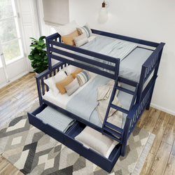 Classic Twin over Full Bunk Bed + Underbed Storage Bunk Beds Plank+Beam