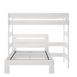 Rustic Twin/Full L-Shaped Bunk Bed Bunk Beds Plank+Beam
