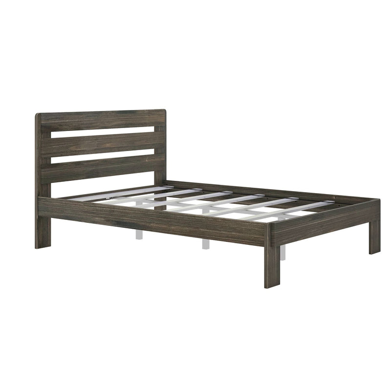 Rustic Slatted Bed - Queen Single Beds Plank+Beam
