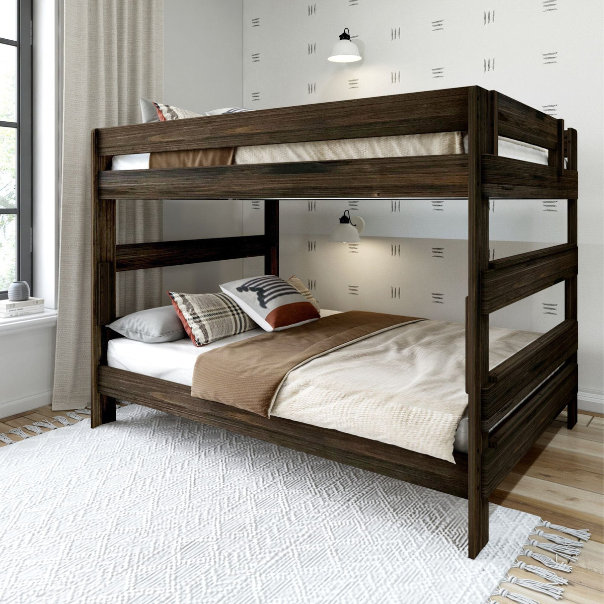Rustic Queen over Queen Bunk Bed - Main Image