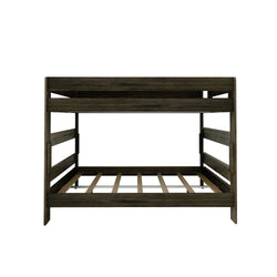 Rustic Queen over Queen Bunk Bed Bunk Beds Plank+Beam