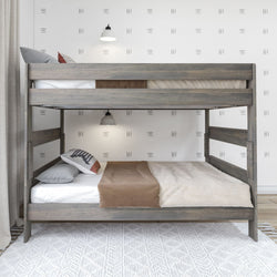 Rustic Queen over Queen Bunk Bed Bunk Beds Plank+Beam