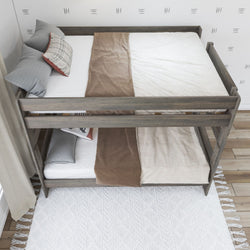 Rustic Queen over Queen Bunk Bed Bunk Beds Plank+Beam