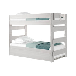 Rustic Twin over Twin Bunk Bed + Trundle Bunk Beds Plank+Beam