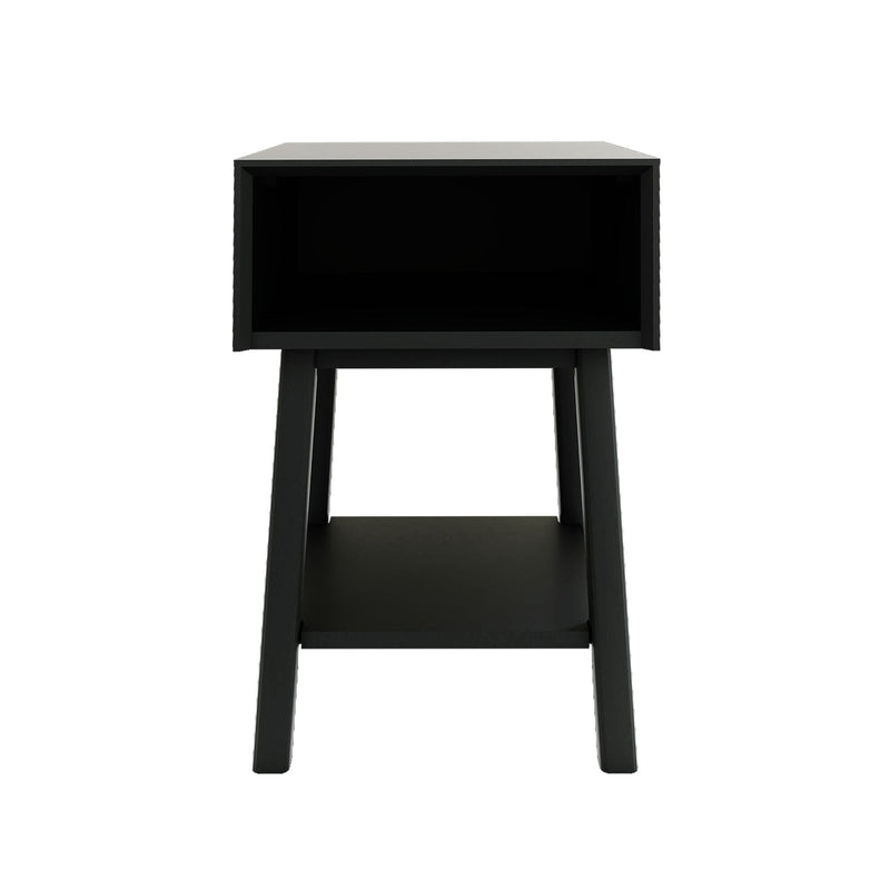 Mid-Century Modern Side Table with Storage - 18" Side Table Plank+Beam