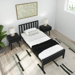 Modern Bed - Twin Single Beds Plank+Beam