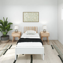 Modern Bed - Twin Single Beds Plank+Beam