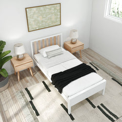Modern Bed - Twin Single Beds Plank+Beam