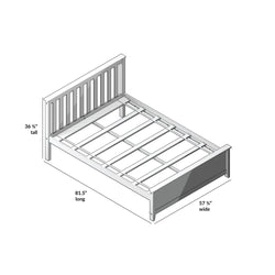 Classic Bed - Full Single Beds Plank+Beam