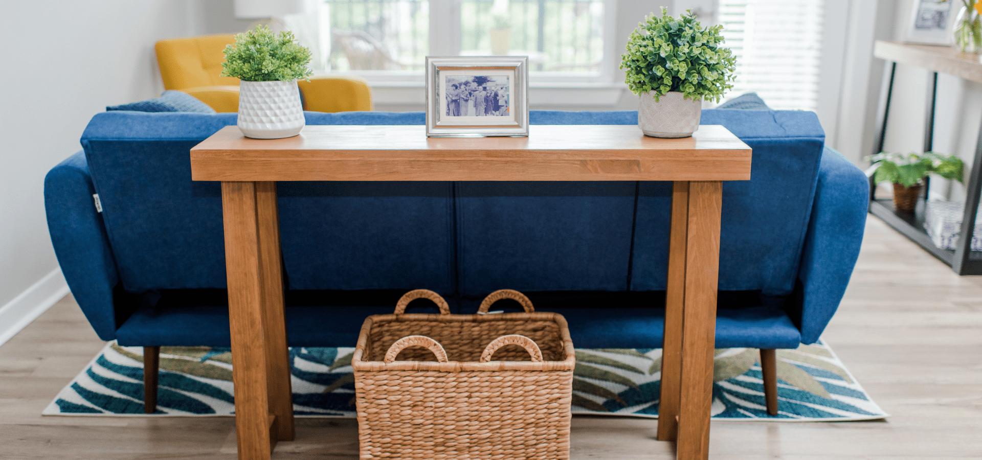 6 inch wide sofa table deals