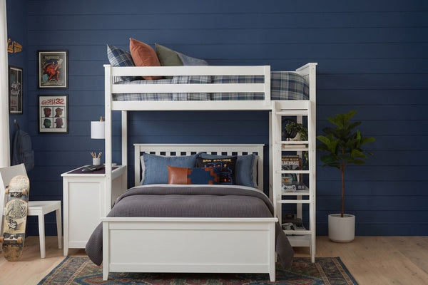 cool blue teen boy bedroom idea