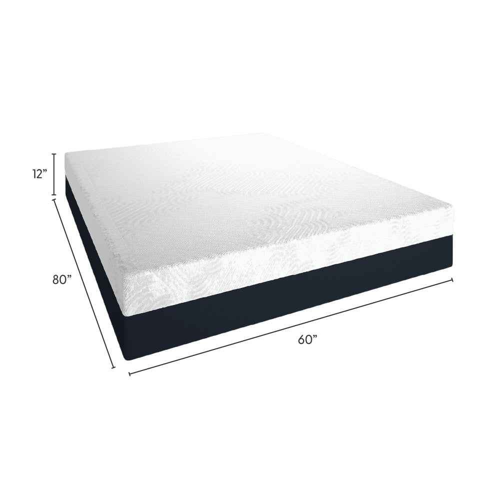 12" Cooling Hybrid Mattress, Queen Mattresses Plank+Beam 