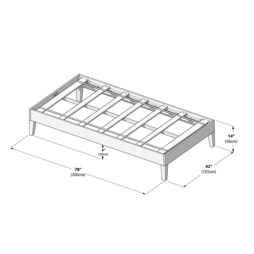 Platform Bed - Twin Single Beds Plank+Beam 