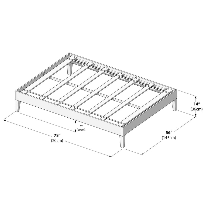 Platform Bed - Full Single Beds Plank+Beam 
