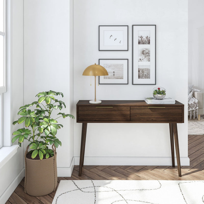 Mid-Century Modern Console Table with Storage - 46" Console Table Plank+Beam 