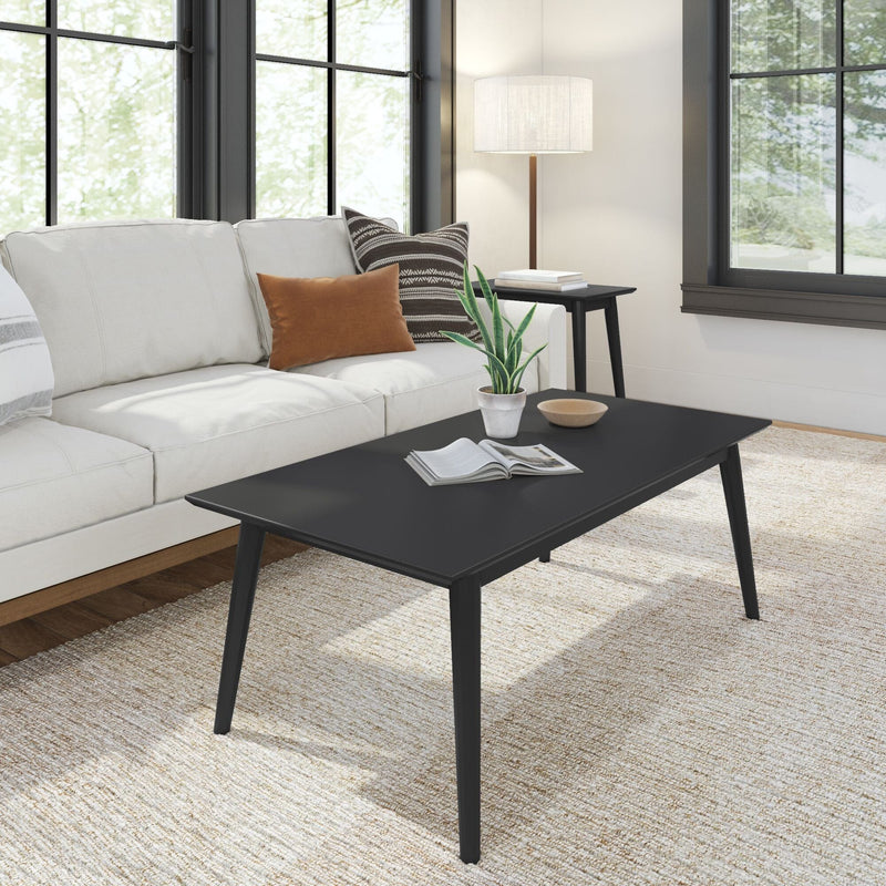 Mid-Century Modern Coffee Table - 48" Coffee Table Plank+Beam Black 