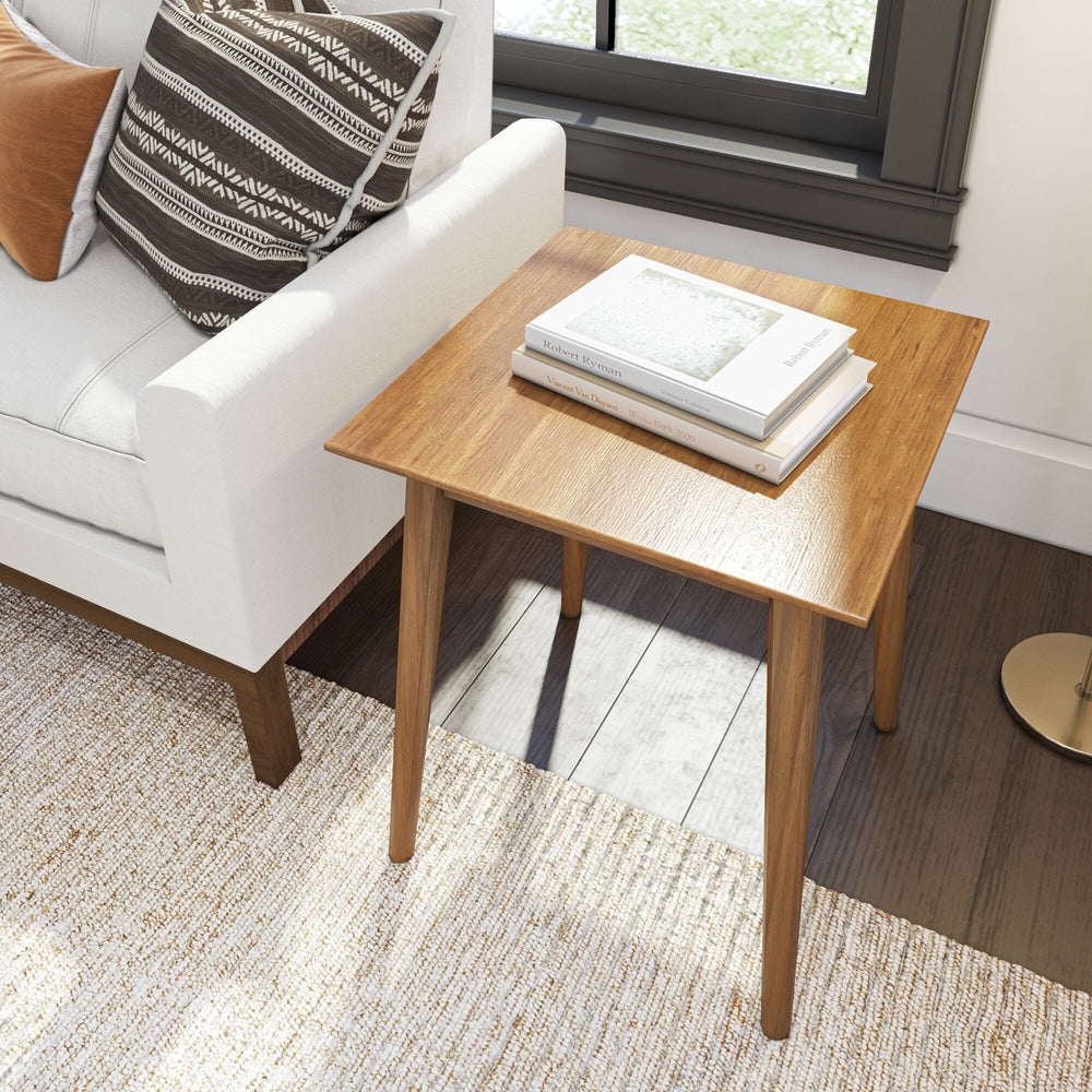 Mid-Century Modern Square Side Table Side Table Plank+Beam 