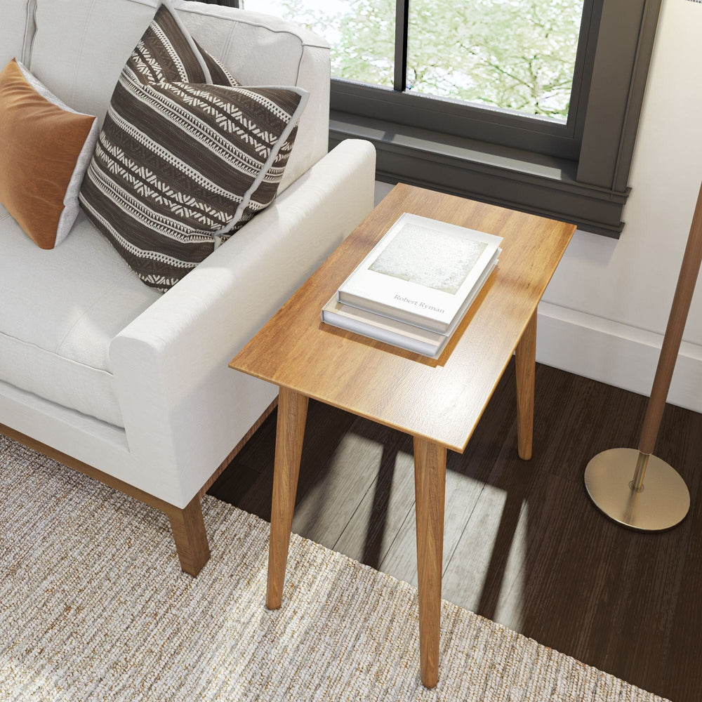Modern Rectangular Side Table Mid Century Modern Side Table, 24