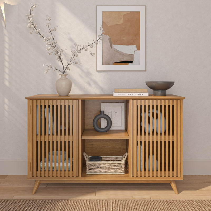 Mid-Century Modern 2-Door Sideboard - 49" Sideboard Plank+Beam 