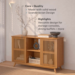 Mid-Century Modern 2-Door Sideboard - 49" Sideboard Plank+Beam 