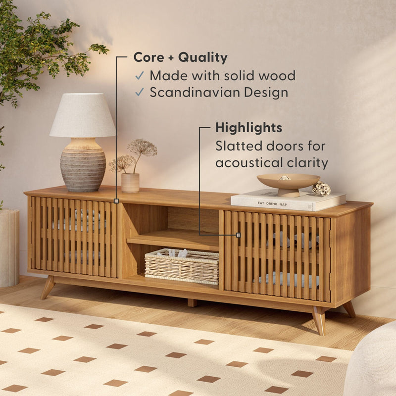 Mid-Century Modern TV Stand TV Stand Plank+Beam 