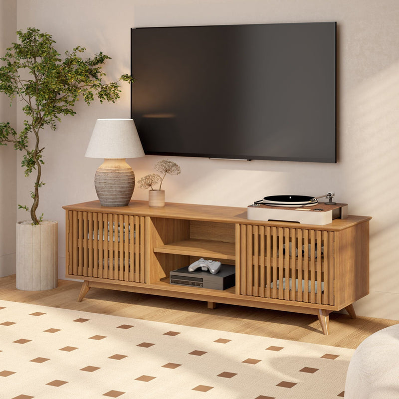 Mid-Century Modern TV Stand TV Stand Plank+Beam 