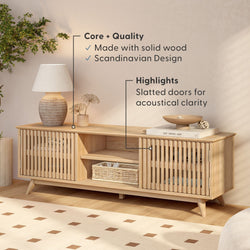 Mid-Century Modern TV Stand TV Stand Plank+Beam 