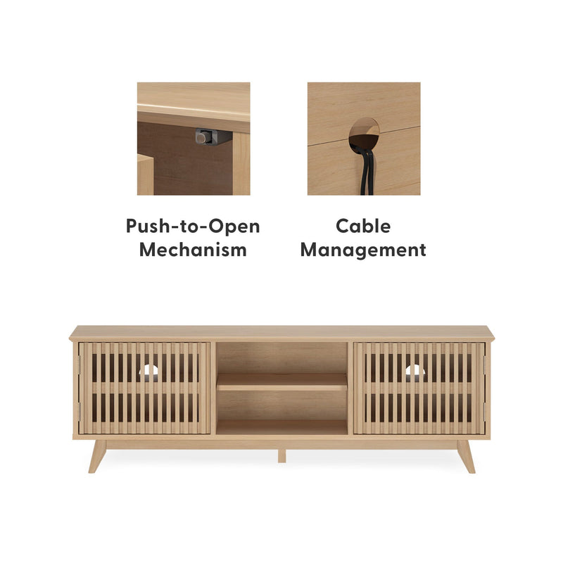 Mid-Century Modern TV Stand TV Stand Plank+Beam 
