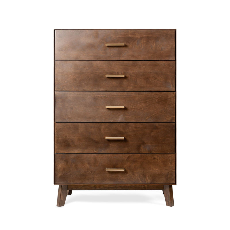 Walnut 5-Drawer Dresser Dresser Plank+Beam Walnut 