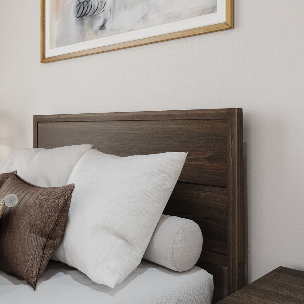 Walnut Full-Size Bed Single Beds Plank+Beam 