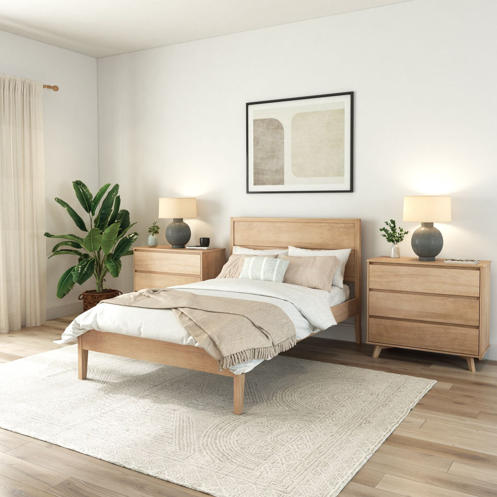 Blonde Full-Size Bed Single Beds Plank+Beam Blonde 