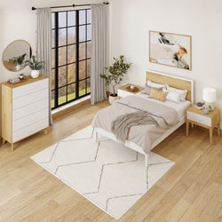 Duo Full-Size Bed Single Beds Plank+Beam 