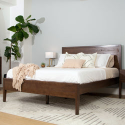 Walnut Bed - Queen Single Beds Plank+Beam 