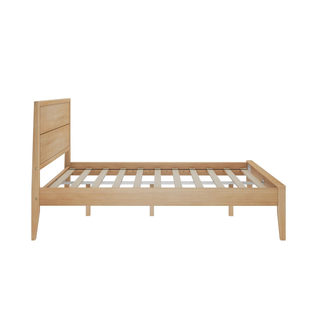 Blonde Queen-Size Bed Single Beds Plank+Beam 