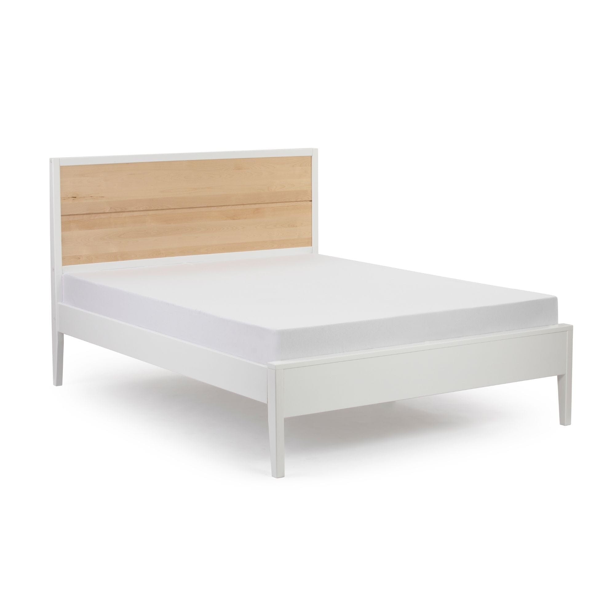 White single shop bed frame