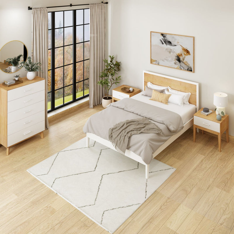Duo Bed - Queen Single Beds Plank+Beam 