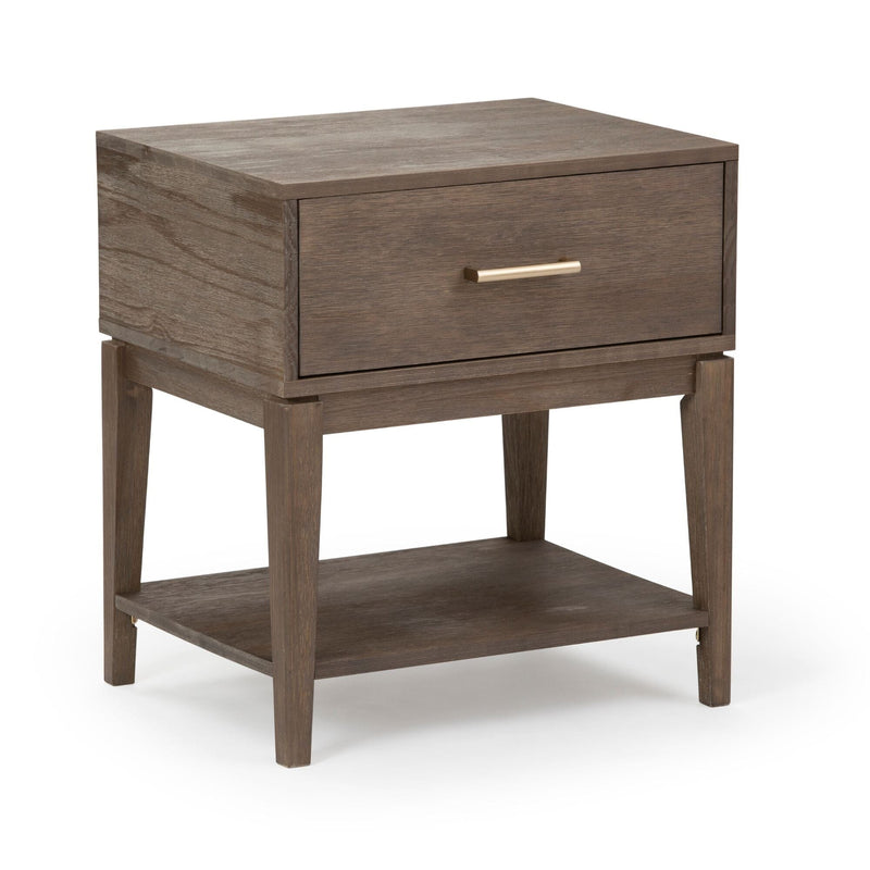 Contempo Nightstand with 1 Drawer Furniture Plank+Beam Clay 