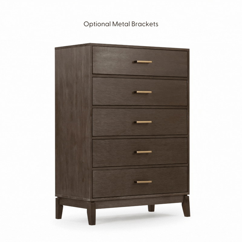 Contempo 5-Drawer Dresser Dresser Plank+Beam 