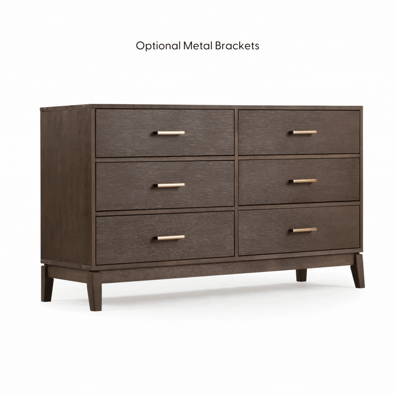 Contempo 6-Drawer Dresser Dresser Plank+Beam 