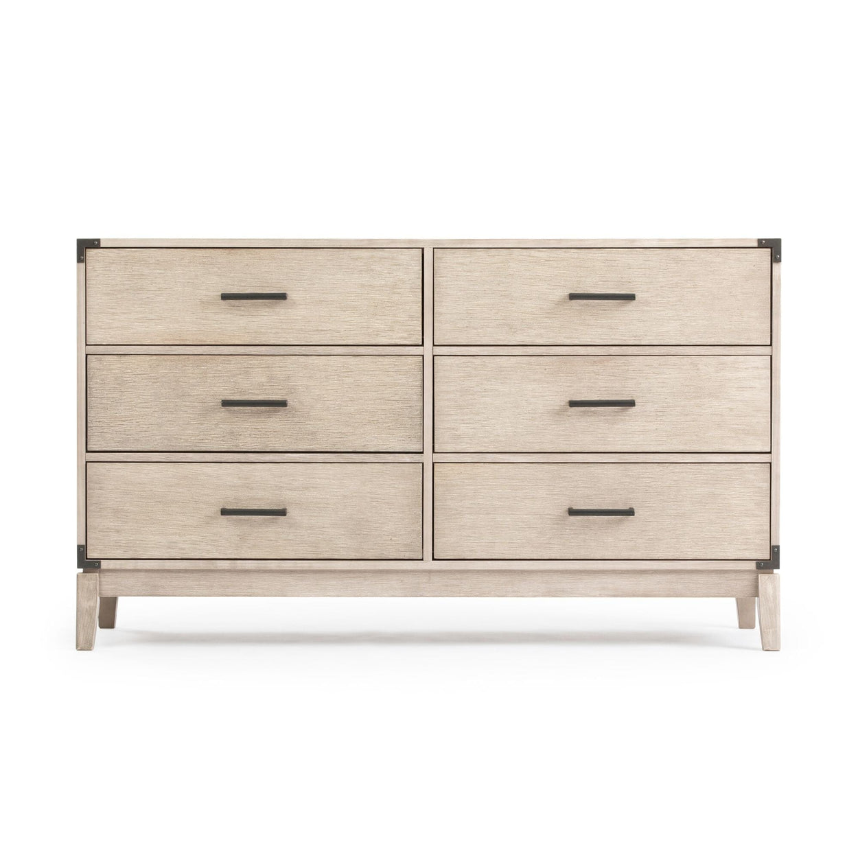 Contemporary 6-Drawer Dresser Chest of Drawers, Wide Modern Dresser for ...