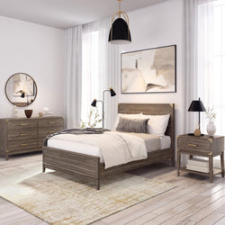 Contempo Bed - Full Single Beds Plank+Beam Clay 