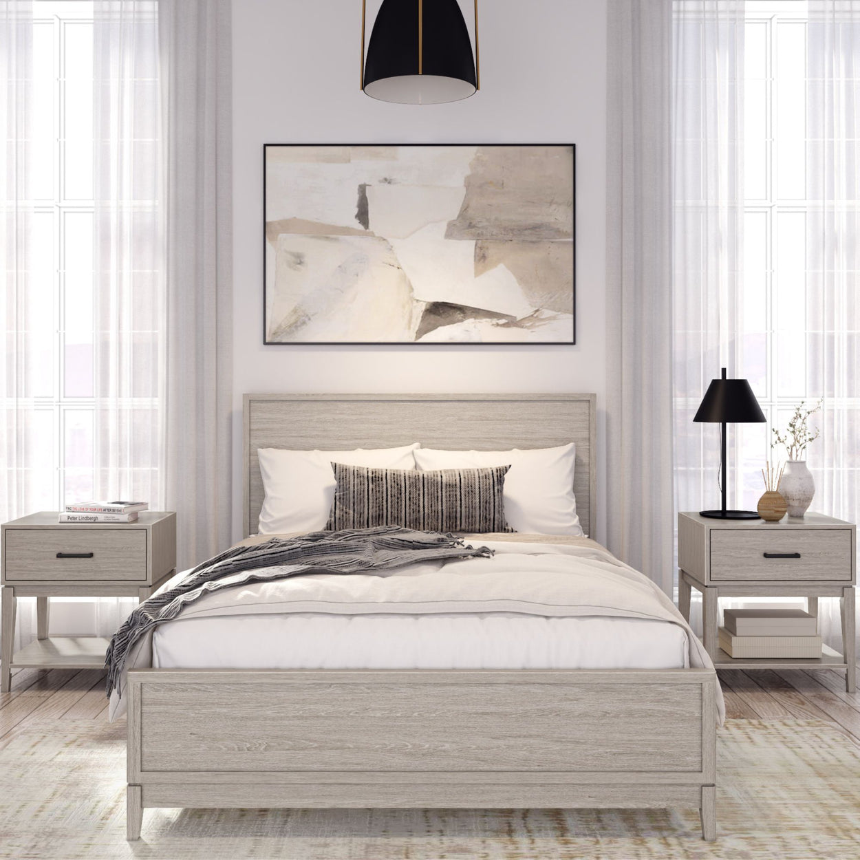Contempo Queen-Size Bed Single Beds Plank+Beam 