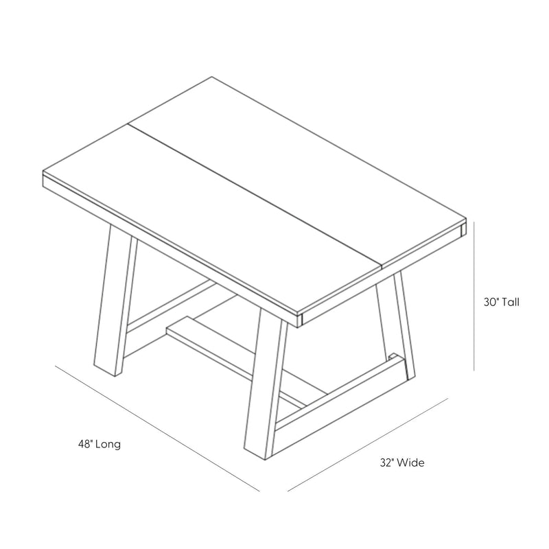 Classic Kitchen Table - 48" Dining Table Plank+Beam 